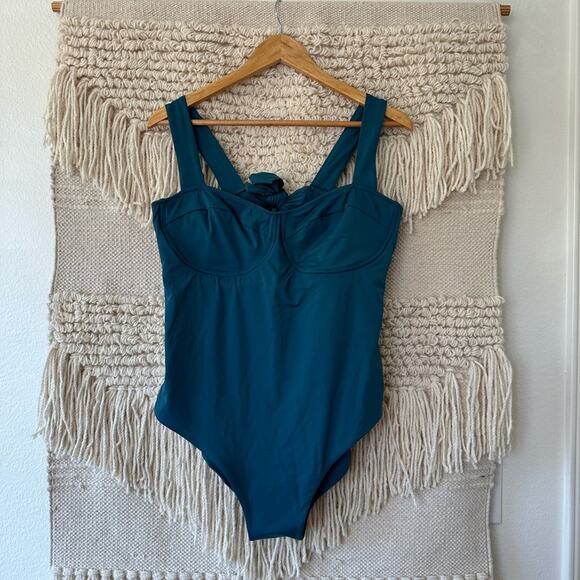 NWT: Knix Balcony Cup One Piece Bathing Suit - Picture 1 of 6